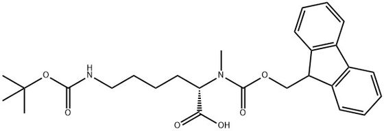98+ ความบริสุทธิ์ Fmoc-N-ME-LYS ((Boc) -OH CAS NO. 197632-76-1