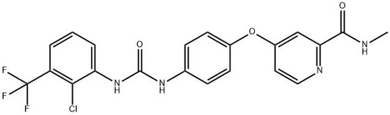 98+ สับขาว Sorafenib สารที่เกี่ยวข้อง 8 NO. 1431697-81-2 CAS