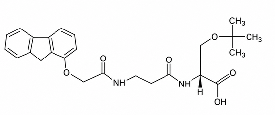 Fmoc-β-Ala-Ser ((tBu) -OH เพพติดมาตรฐาน KSM HPLC 99+